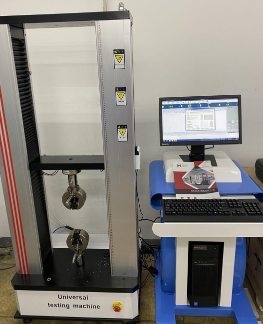 橡膠拉力試驗(yàn)機(jī)示意圖
