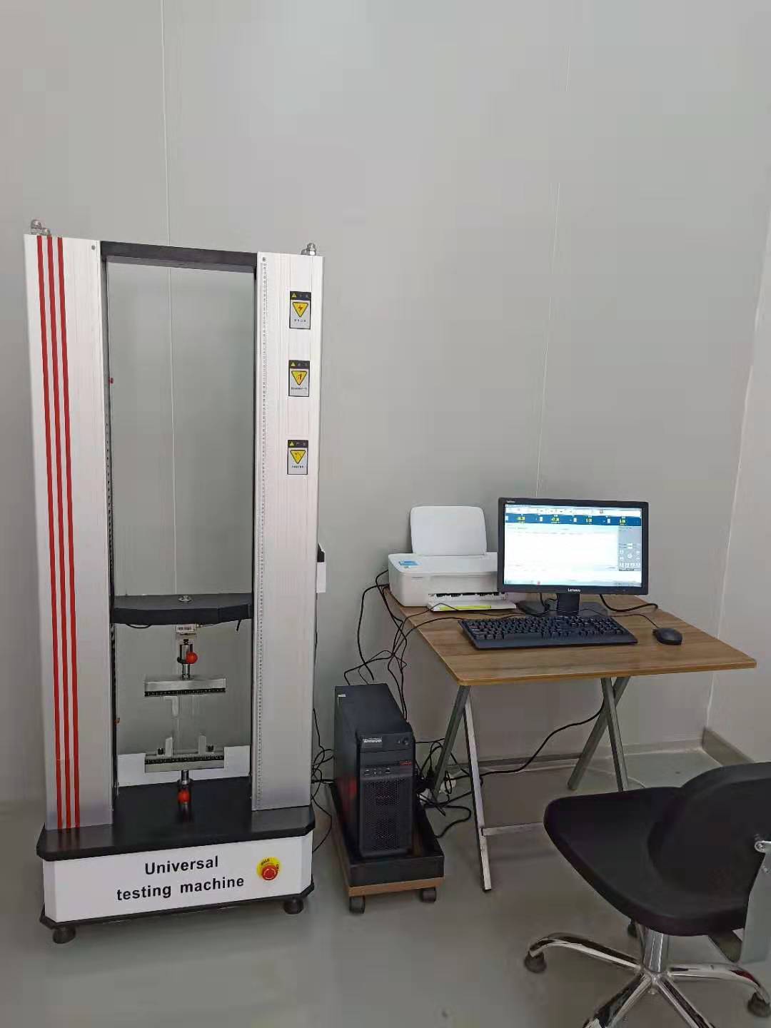 雙柱拉力機示意圖
